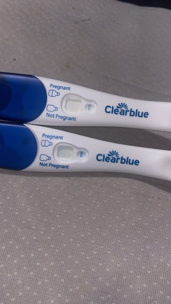 Clear blue test. Evap line or positive