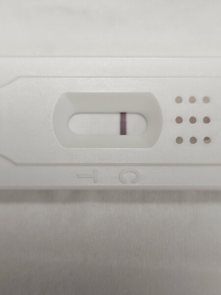 line eyes?? or faint positive?