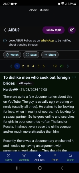 Thoughts on Western men pursuing foreign women from low income countries