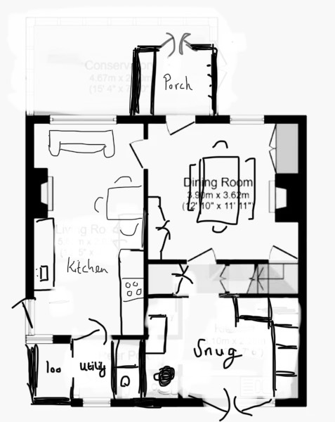 House - layout / no hall