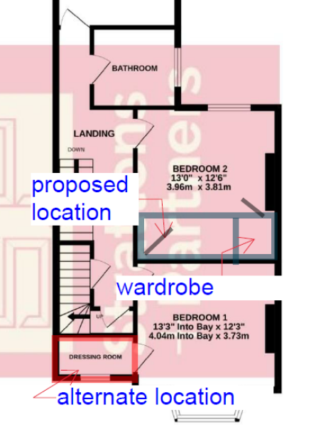 Additional shower room