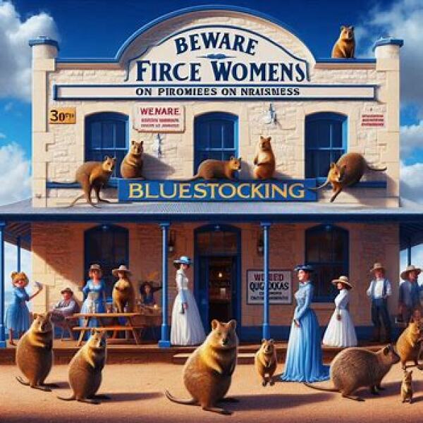 Les Bas Bleus, The Bluestocking...