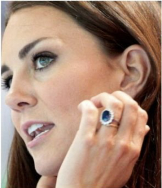 Catherine's new eternity ring