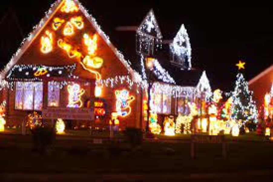 Pretty villages at Christmas
