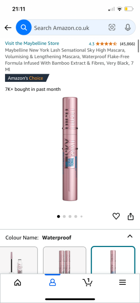 New mascara definitely needed