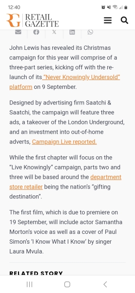 John Lewis Christmas campaign