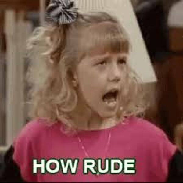 Was my weekend guest rude?