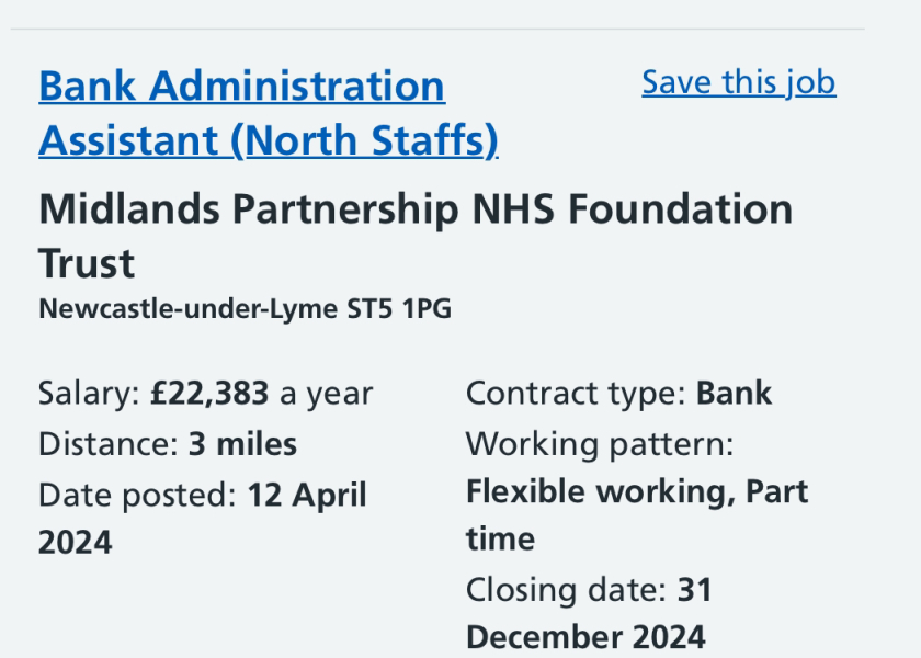 NHS Bank Admin