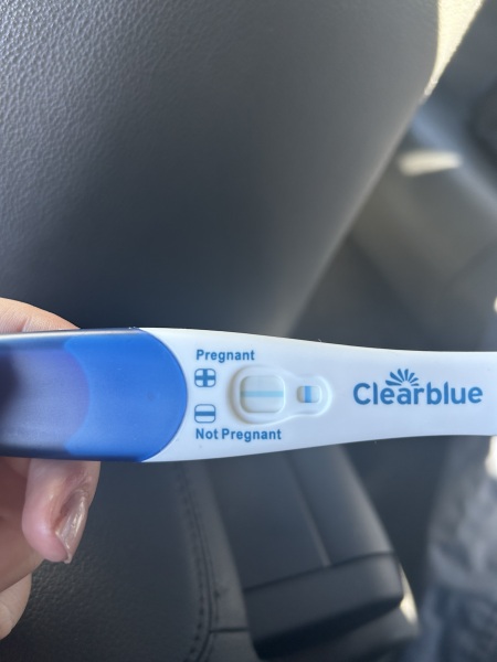 Positive pregnancy test or evaporation line?