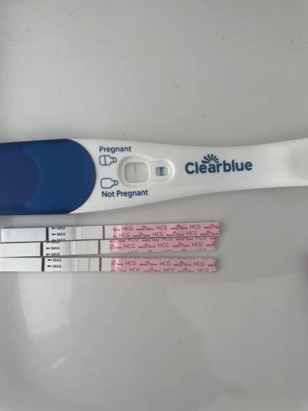 Clear blue evap or positive?