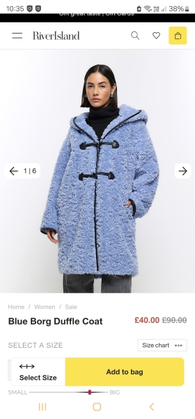 What do you think to my bargain new coat?