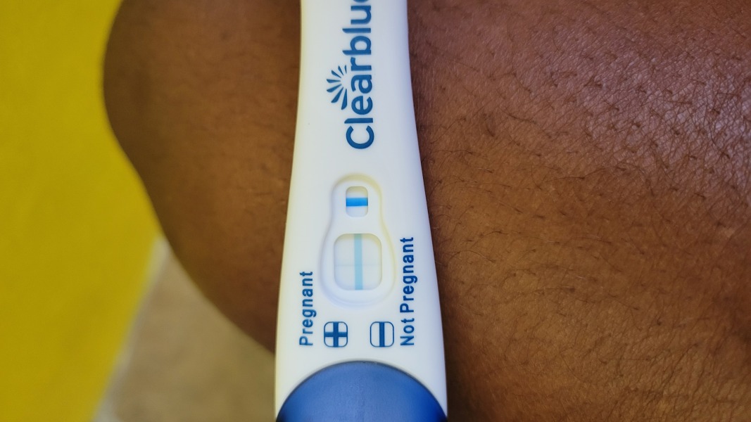 Faint positive Clear Blue