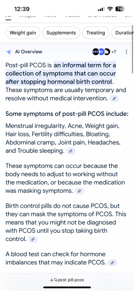 Polycystic ovaries ! ADVICE