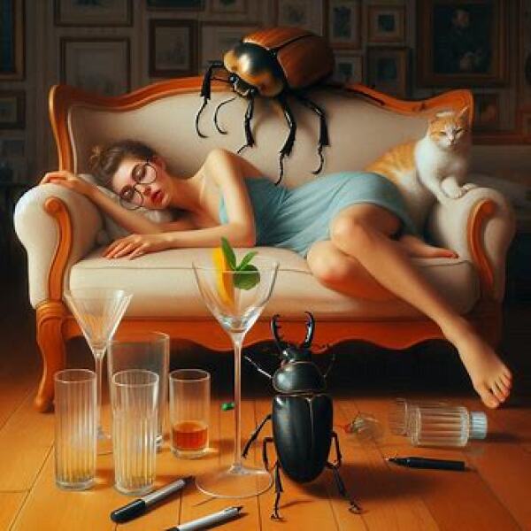 Les Bas Bleus, The Bluestocking...