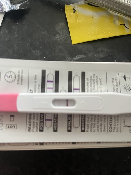 Faint positive