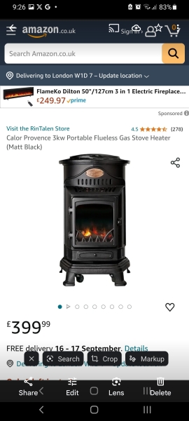 Bottled gas heaters - any good ?