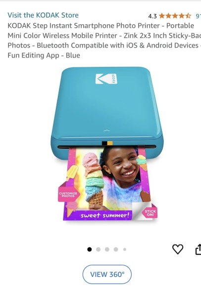 Phone photo printers