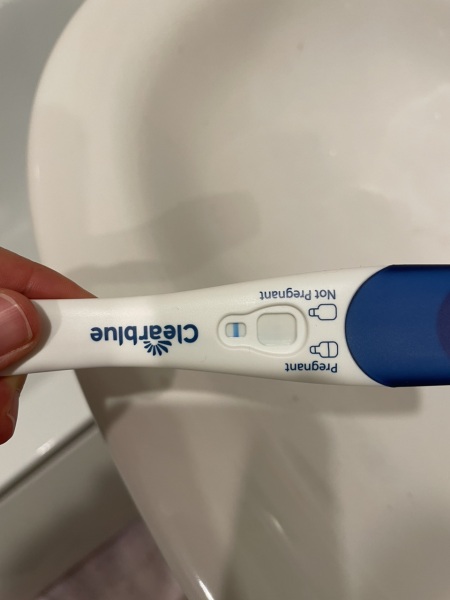 Clear blue evap or positive?