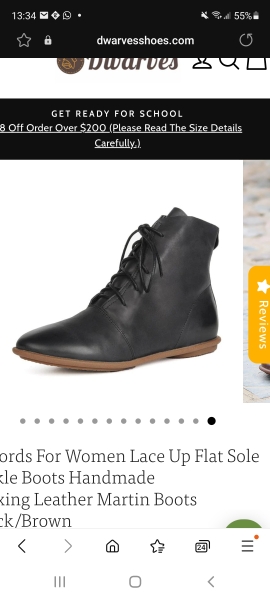 Looking for a flat lace up ankle boot - a bit like this one