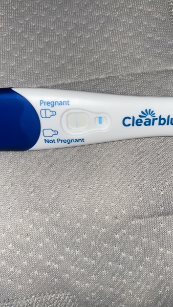Clear blue test. Evap line or positive