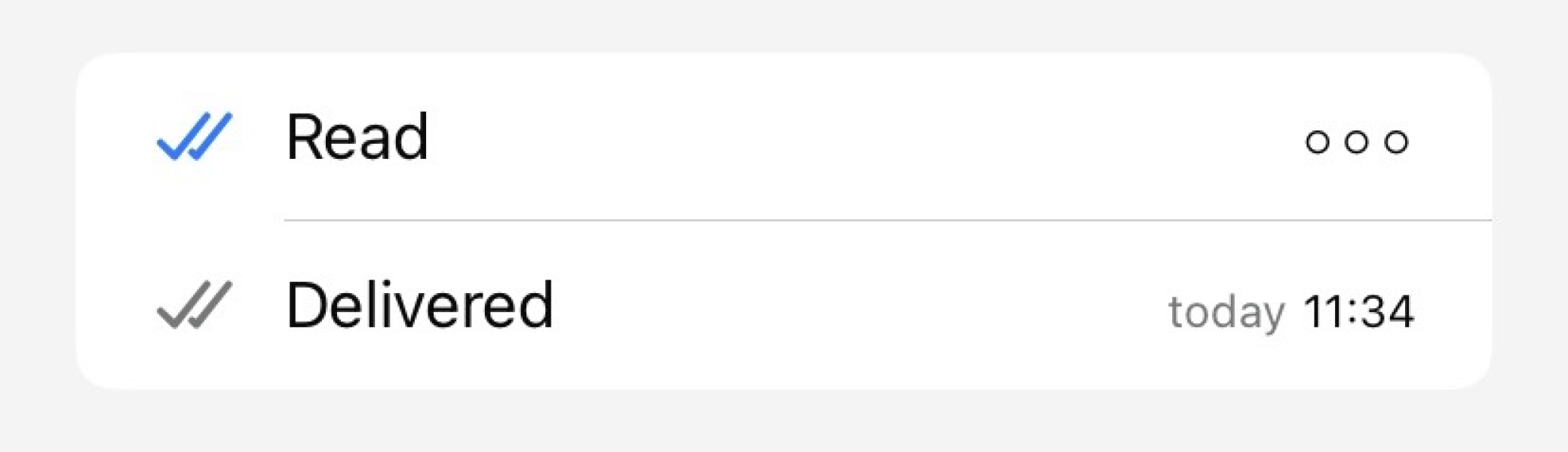 What does this mean on WhatsApp?