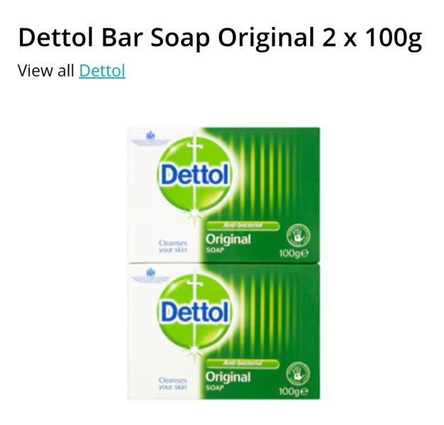 Has Dettol bar soap been discontinued?