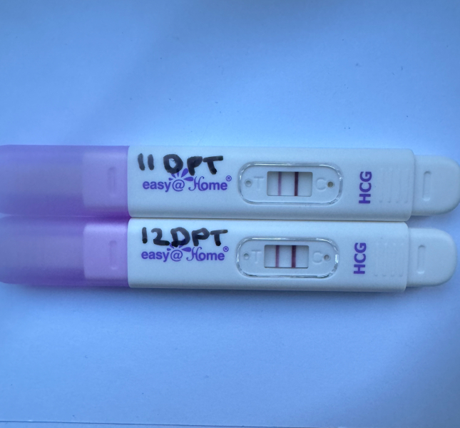 How dark was your pregnancy test at 4 weeks?