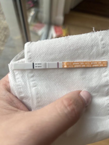 Do you see a faint line?