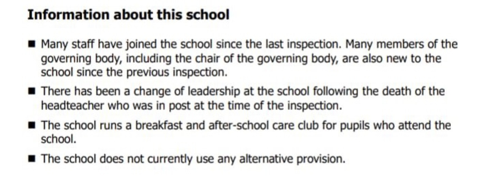 Goodbye one word OfSted judgements .....