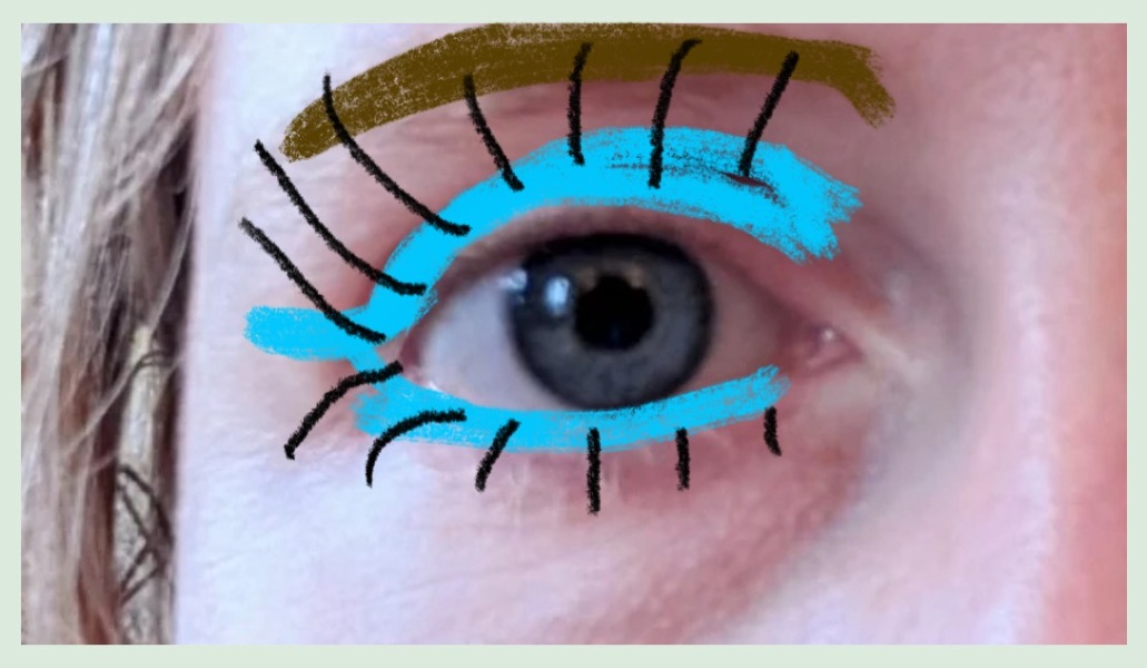 If you had my eyes, how would you do your makeup?