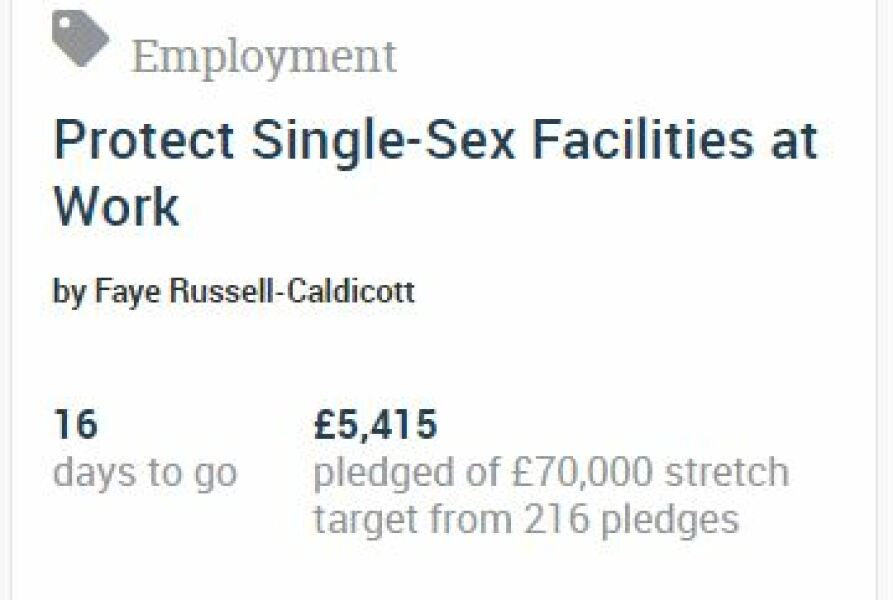 Employment Tribunal Case to Protect Single-Sex Facilities at Work