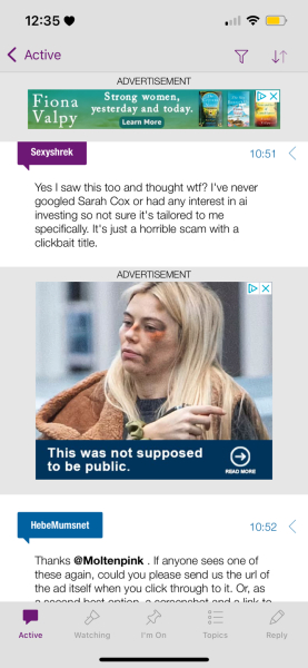 Clickbaity horrible advert (TW: domestic violence)