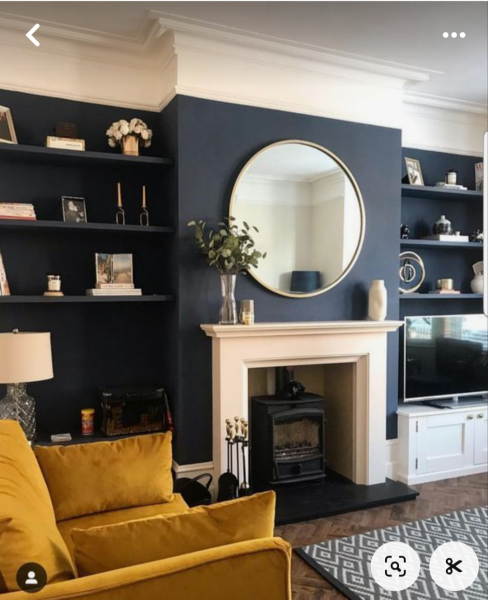 Will dark blue walls become dated soon?