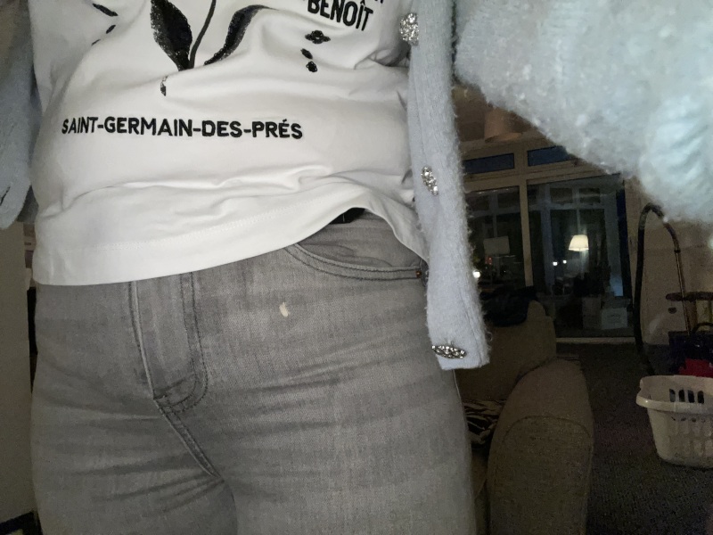 Splashed bleach on my new jeans. Can I get it out?
