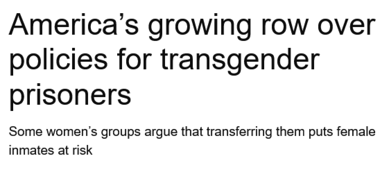 Women's jail campaigners demand transmen offenders should be kept in female prisons *Title edited at OP's request*