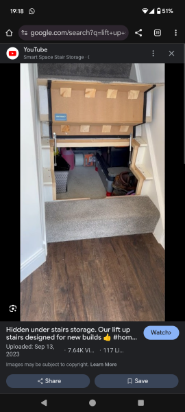 Under stairs storage  cost ?