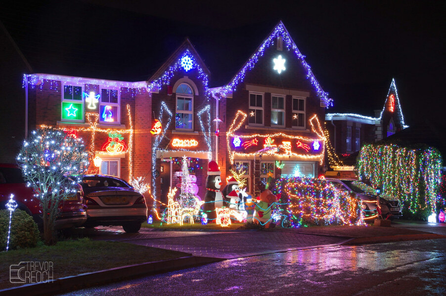 Pretty villages at Christmas