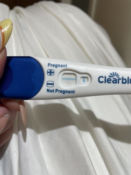 Pregnant or not ? Clear blue