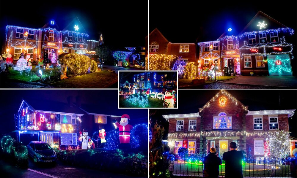 Pretty villages at Christmas