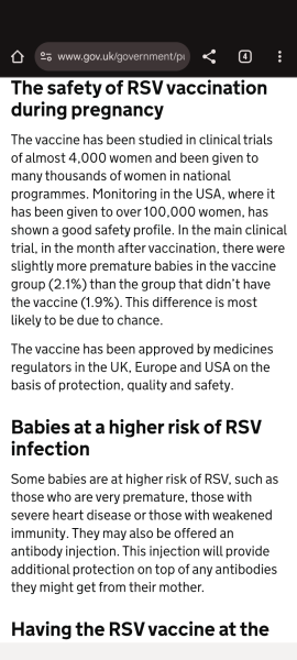 RSV vaccine