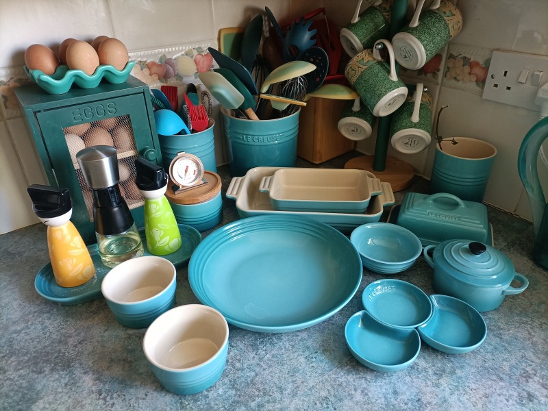 To show me your Le Creuset collection