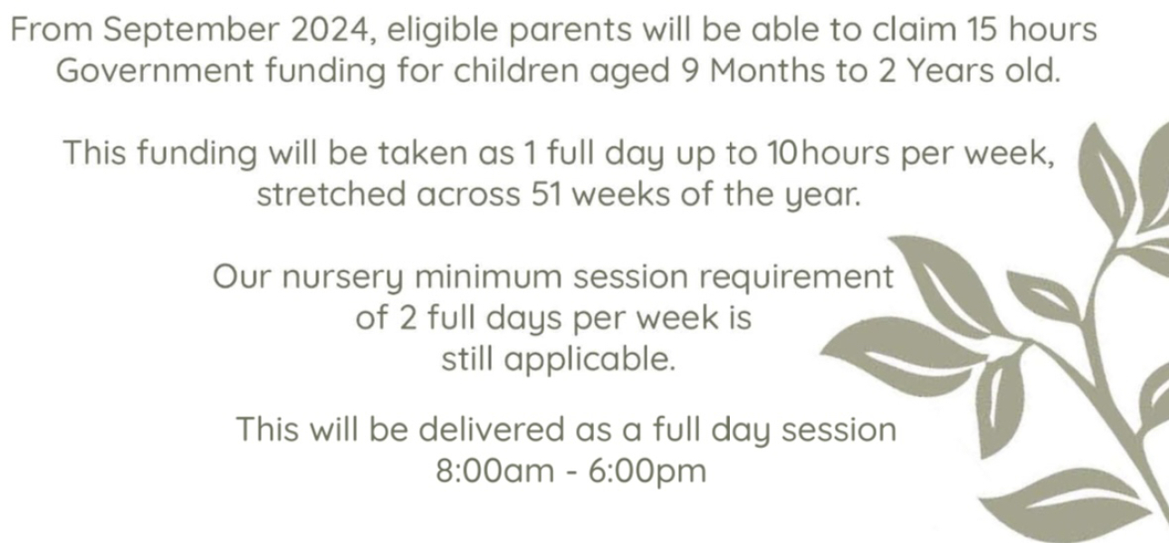 15 hour funding v 30 hours