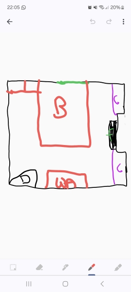 Bedroom layout