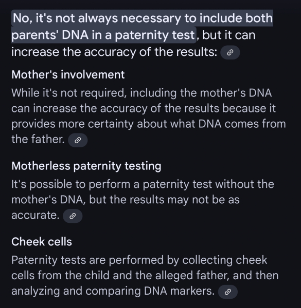 Confused about dna test