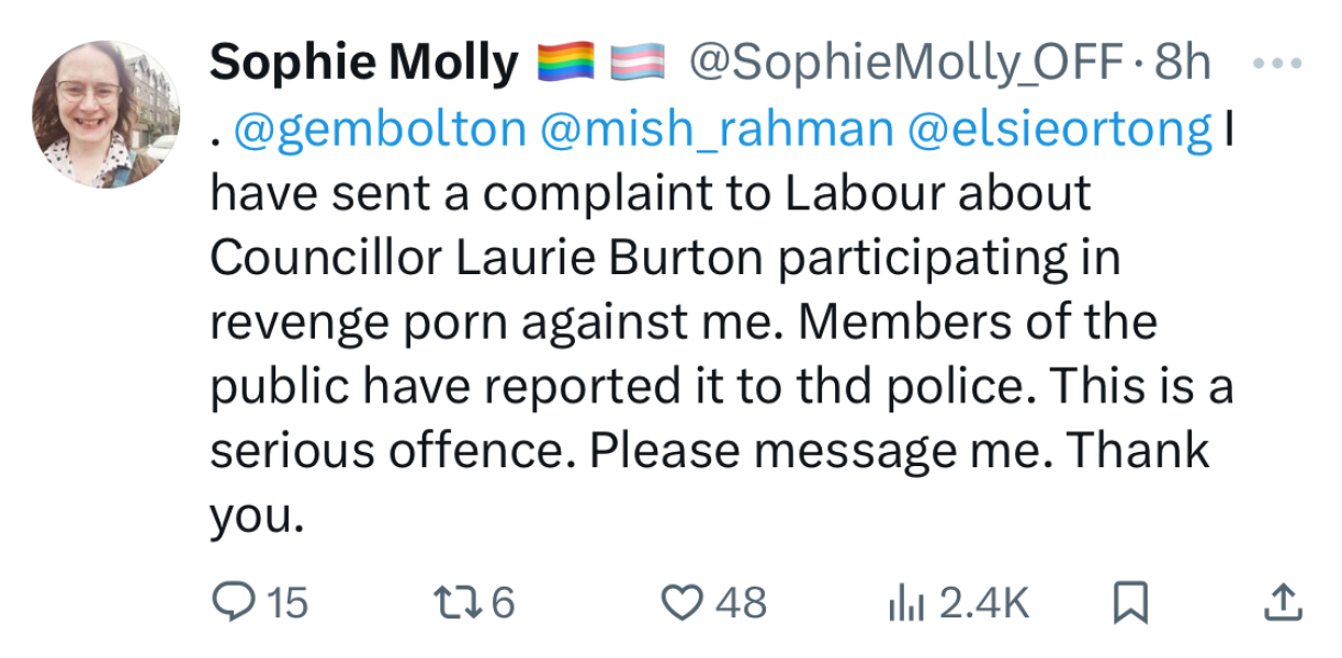 Sparkles vs Councilor Laurie Burton