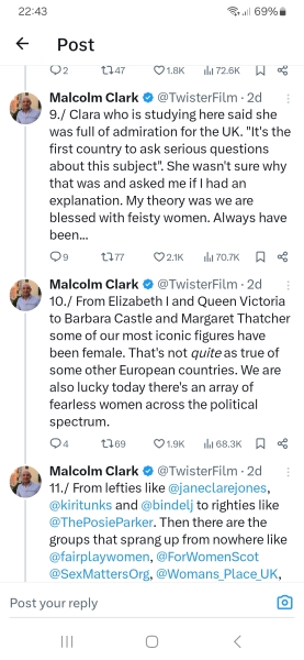 'I'd never been so proud to live on Terf Island'.