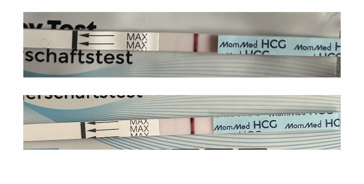 Faint lines or evaps?