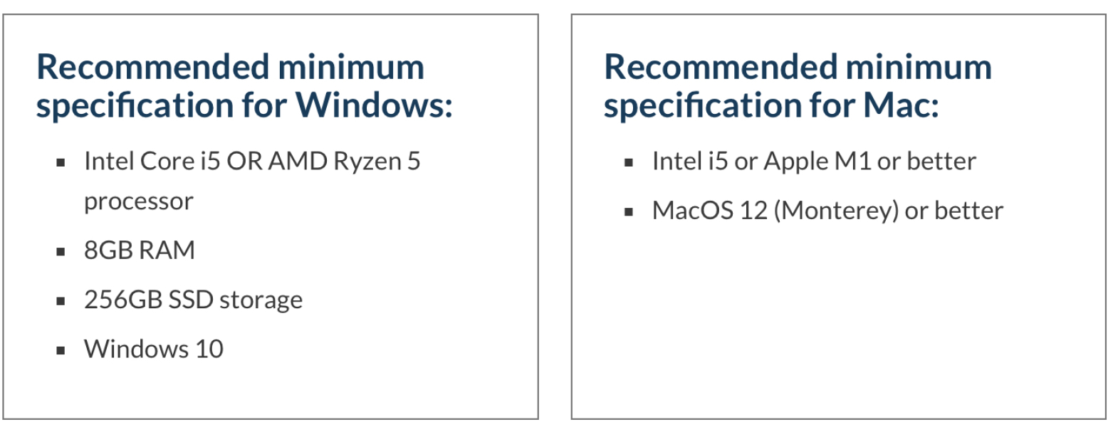 Laptop spec for civil engineering?