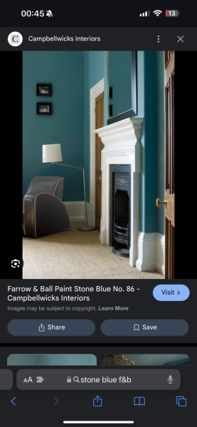 If your sitting room isn’t white or beige, what colour have you chosen?