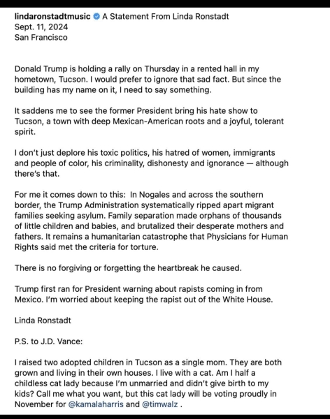 It's not over until the Cat Lady sings - Trump thread #133